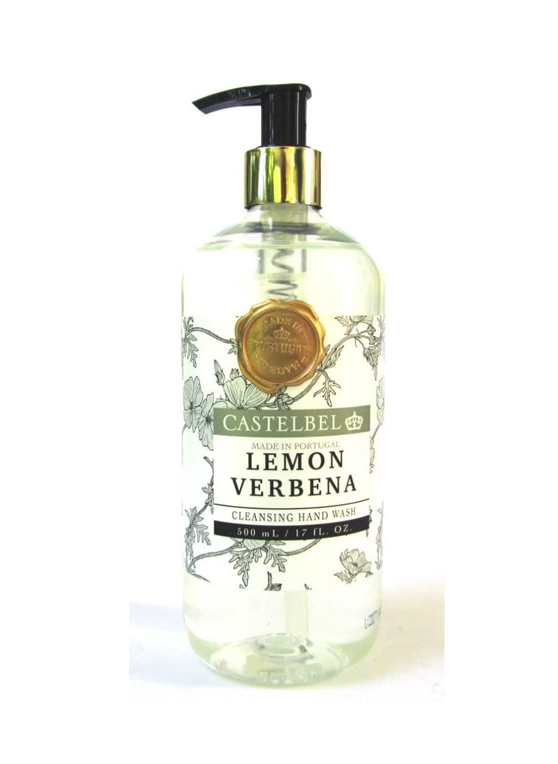 Castelbel - Lemon Verbena - Luxury Liquid Cleansing Hand Wash 17.0 fl.oz (500 ml)