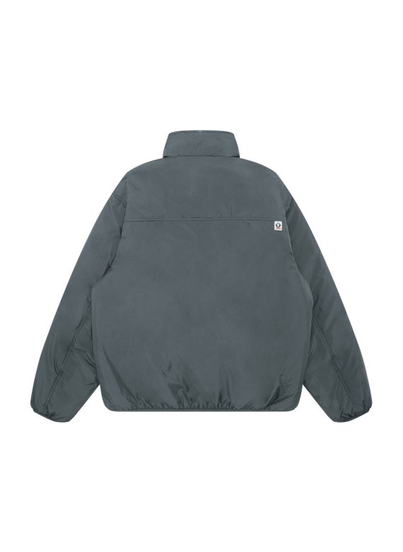 AAPENOW moonface logo zip-up jacket