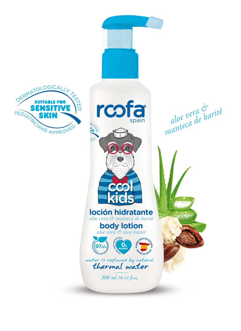 Cool Kids Natural Body Lotion with Aloe Vera & Shea Butter 300ml