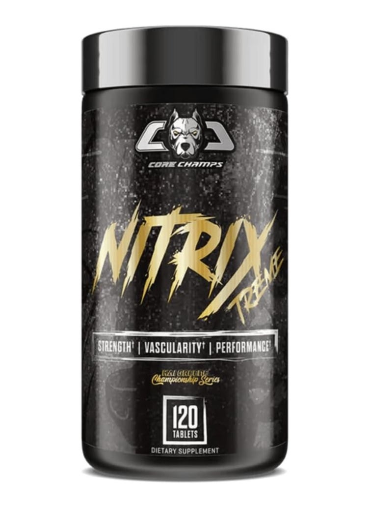 Core Champs, Nitrix Xtreme, Energy & Muscle Pump, 120 Tabs, 30 Servings