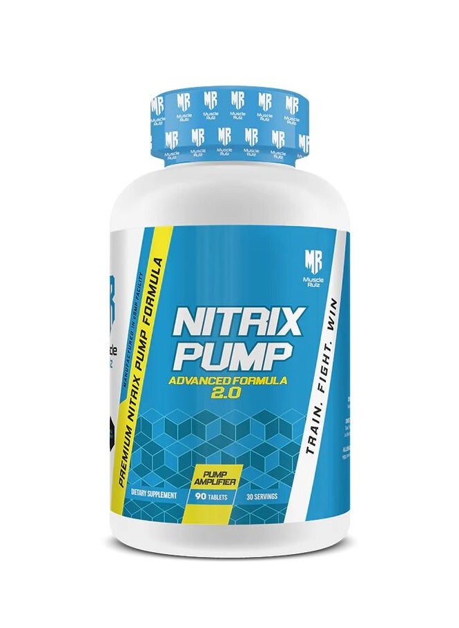 Muscle Rulz, Nitrix Pump, Advanced Formula 2.0, 90 Tabs, 30 Servings