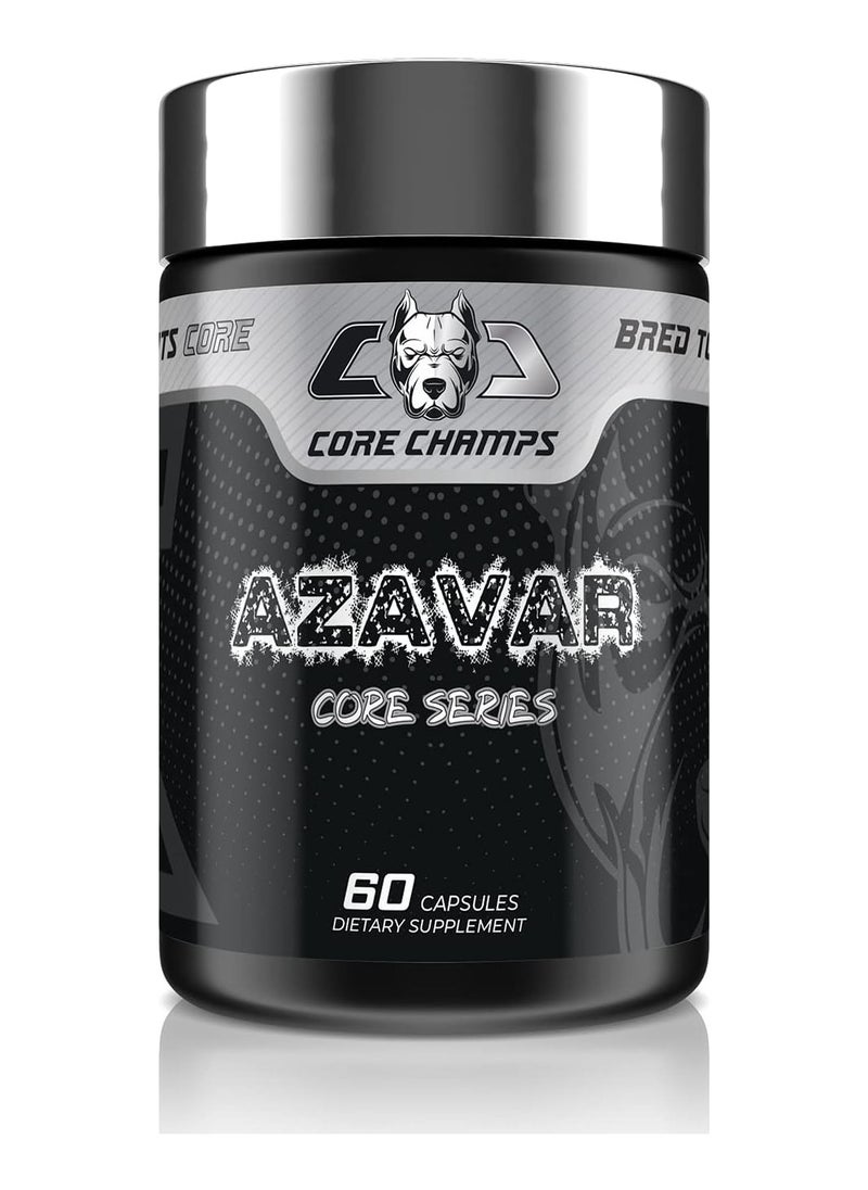 Core Champs, Azavar, Lean Muscle Support, 60 Caps, 60 Servings