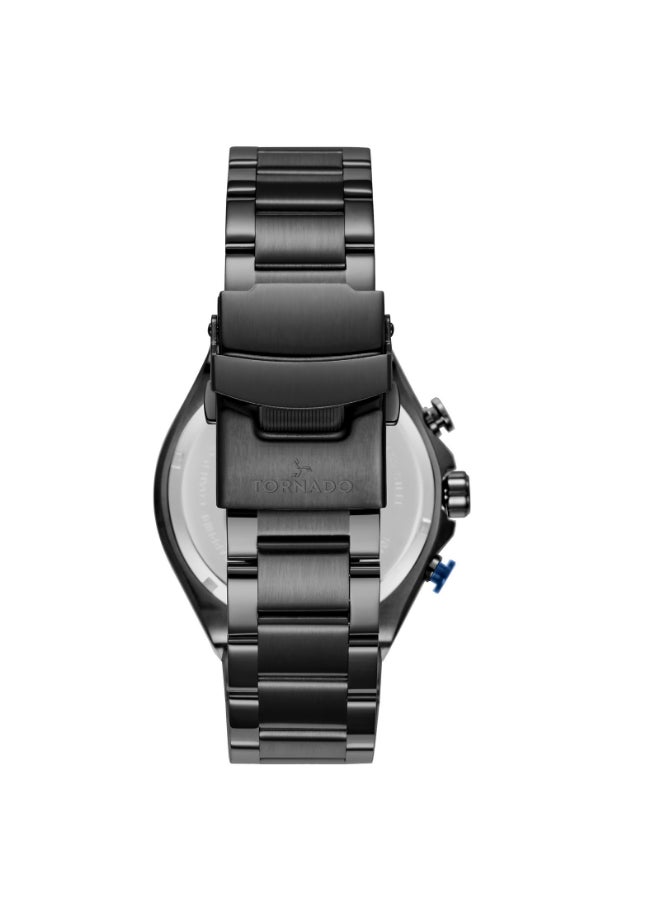 Men's Stainless Steel Multi Function Watch T24104-BBBN - 45 mm
