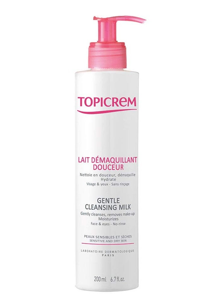Topicrem Gentle Cleansing Milk 200ml