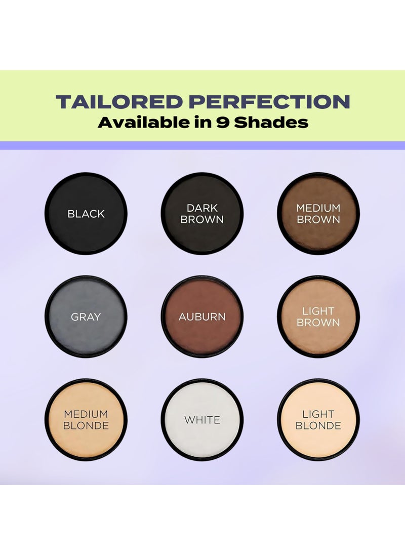 Hair Building Fibers Instant Hair Concealer for Thinning Hair, Hair Fiber for Men & Women, Texture Powder with Natural Keratin, Long-Lasting Hair Color Gray - 3g