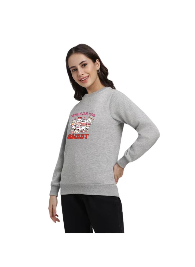 International Nurse Day Sweatshirt For Women-Full Sleeve|Cotton Fabric|Round Neck|Ideal For International Nurse Day,Sports