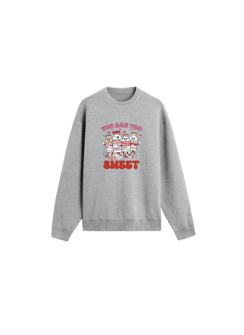 International Nurse Day Sweatshirt For Women-Full Sleeve|Cotton Fabric|Round Neck|Ideal For International Nurse Day,Sports