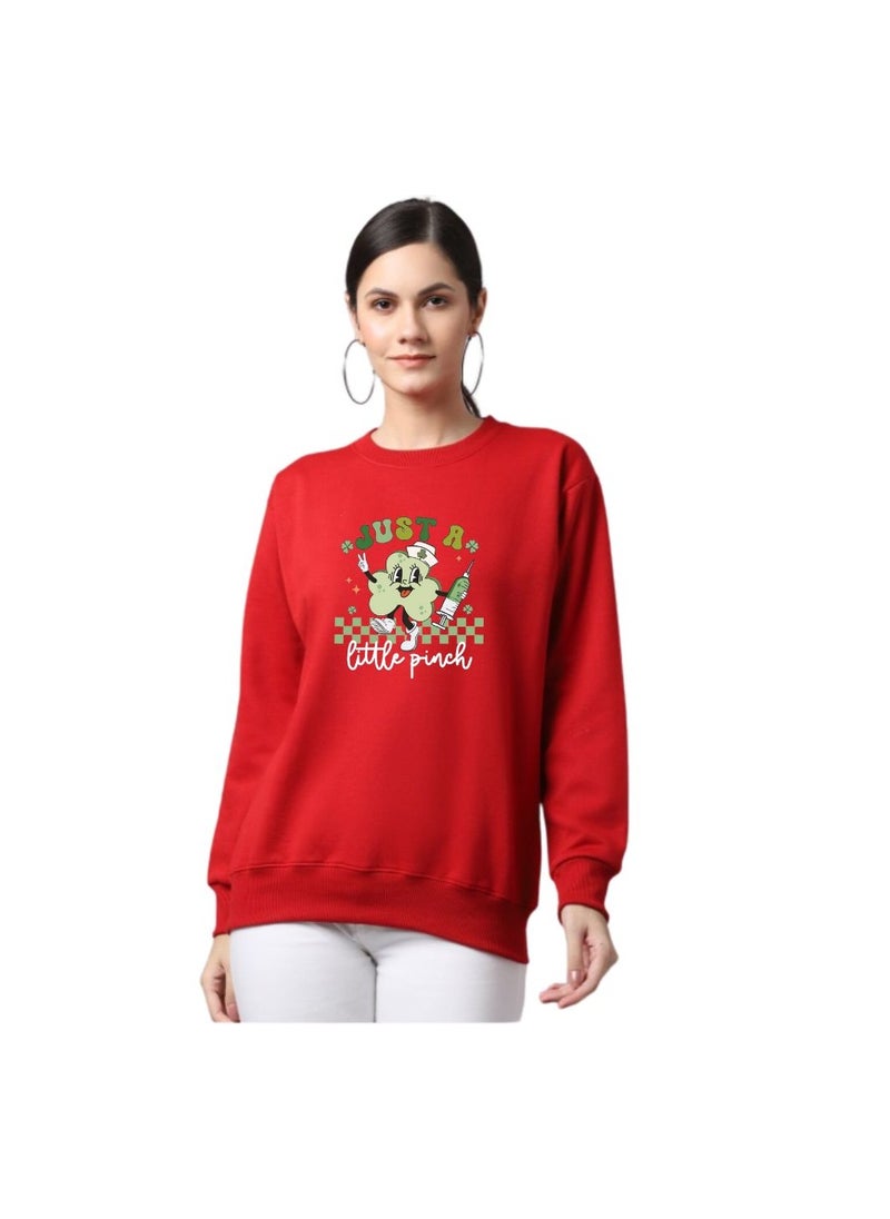 International Nurse Day Sweatshirt For Women-Full Sleeve|Cotton Fabric|Round Neck|Ideal For International Nurse Day,Sports