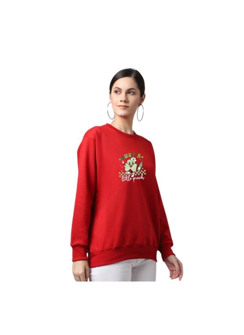 International Nurse Day Sweatshirt For Women-Full Sleeve|Cotton Fabric|Round Neck|Ideal For International Nurse Day,Sports