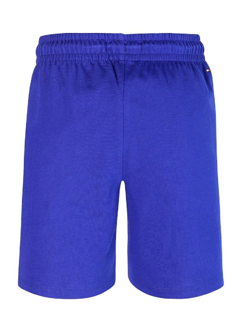 Boys' Graphic Sweatshorts - Cotton, Blue