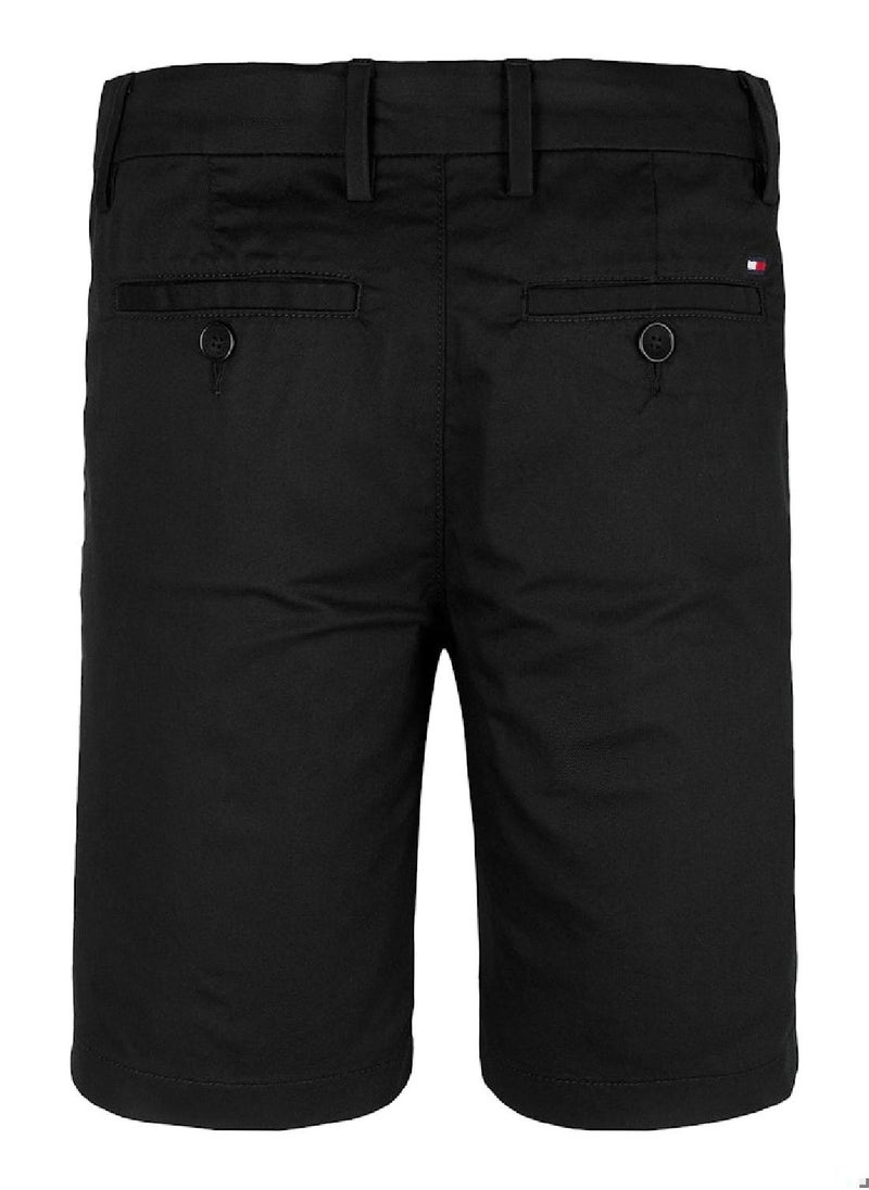 Boys' 1985 Collection Chino Shorts - Cotton, Black