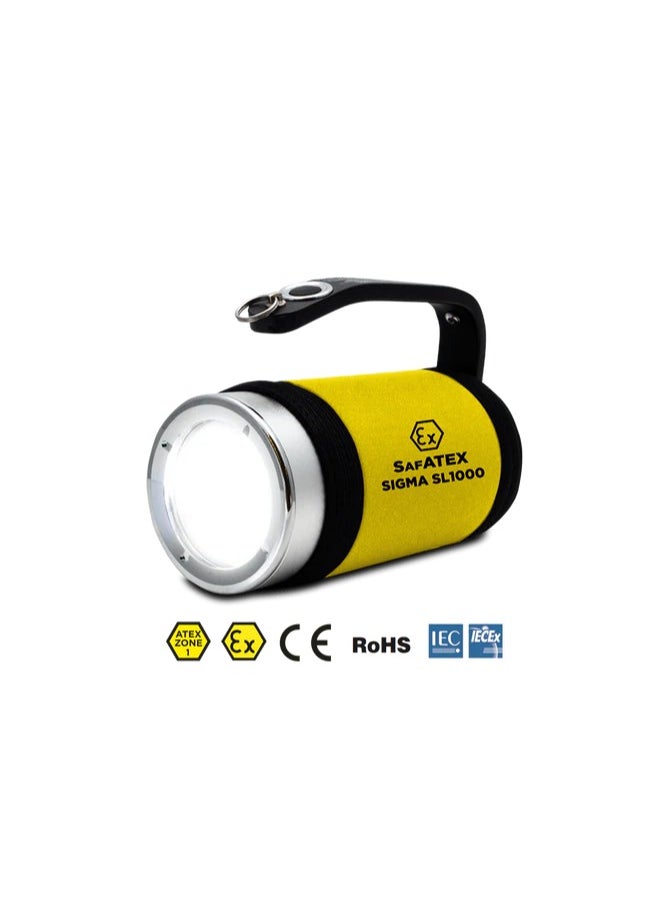 Sigma RSL 1000 | 890 Lumens | Zone 0 | Rechargeable ATEX Searchlight