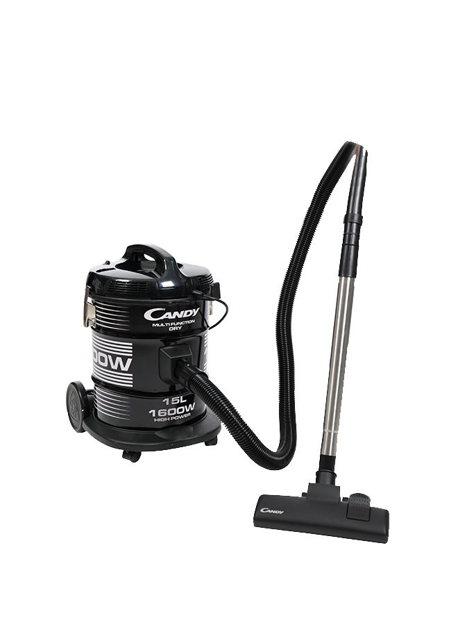 Premium Vacuum Cleaner 15 L 1600 W TDC1600 001 Black