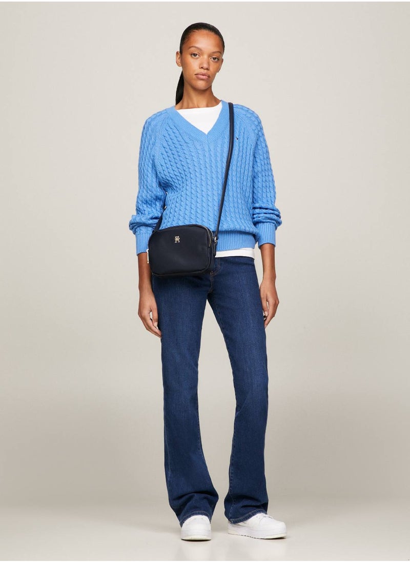 Women's Poppy Th Crossover Bag - Nylon, Blue