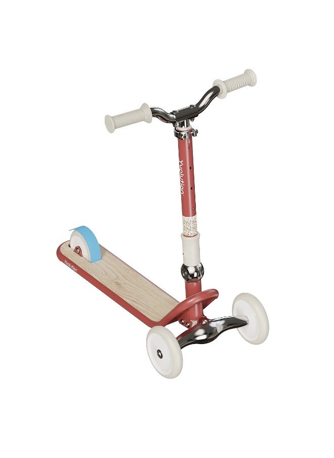 Yvolution Classic Glider Retro Adjustable 3-Wheel Scooter (Red)