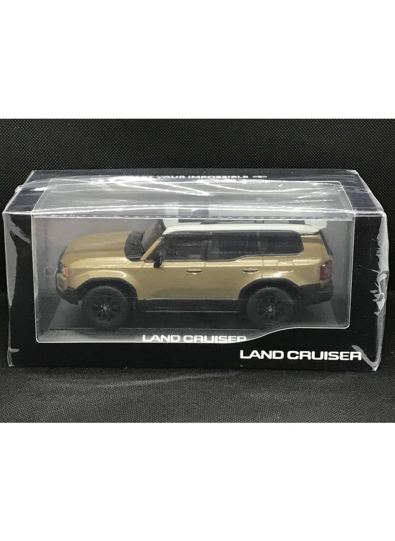 2024 Toyota Land Cruiser 250 First Edition – 1:30 Scale Mini Car, Diecast Model, Sand x Light Gray (2ZC) Color Sample