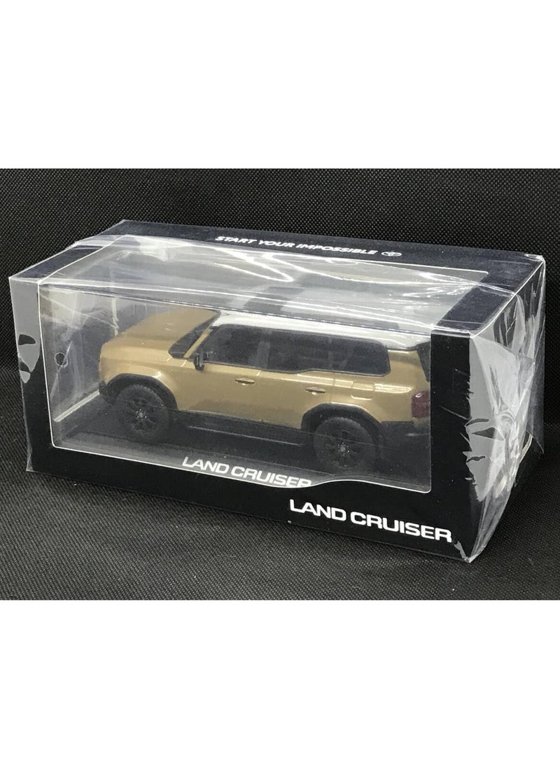 2024 Toyota Land Cruiser 250 First Edition – 1:30 Scale Mini Car, Diecast Model, Sand x Light Gray (2ZC) Color Sample