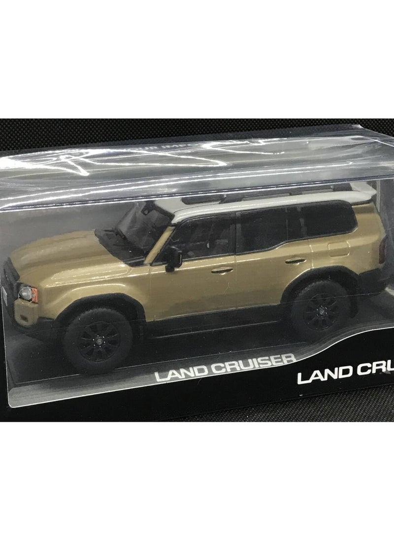 2024 Toyota Land Cruiser 250 First Edition – 1:30 Scale Mini Car, Diecast Model, Sand x Light Gray (2ZC) Color Sample