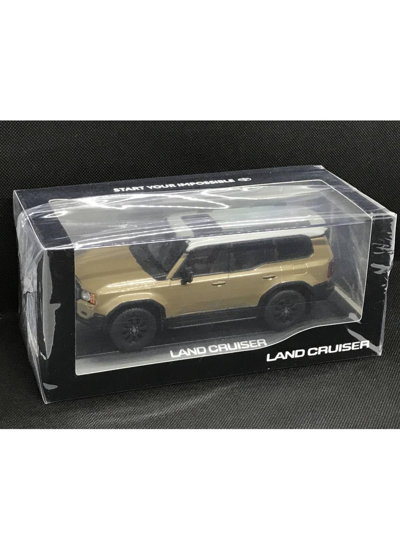 2024 Toyota Land Cruiser 250 First Edition – 1:30 Scale Mini Car, Diecast Model, Sand x Light Gray (2ZC) Color Sample