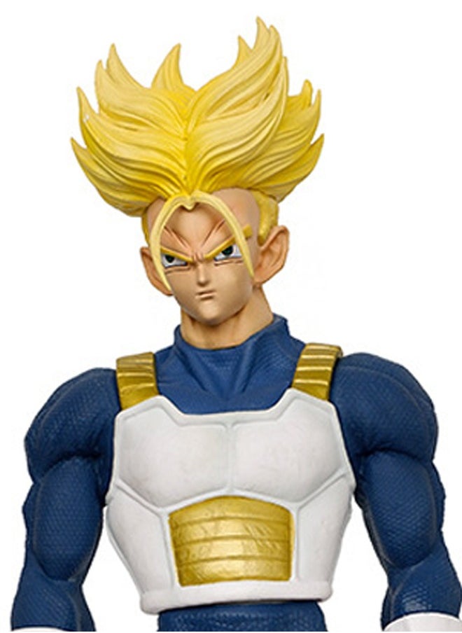 Dragon Ball Yellow Hair Trunks Action Figure Decorative Resin Sculpture Home Decor Statue, Art Figurine Home Ornament Decoration for Office, Living Room, Bedroom, Book Shelf, TV Cabinet, Desktop