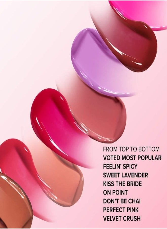 Too Faced Lip Injection Extreme Plumping Clicks Lip Gloss – Feelin' Spicy - Warm Red-Brown 1.5g – Hydrating, High-Shine & Volumizing Lip Plumper