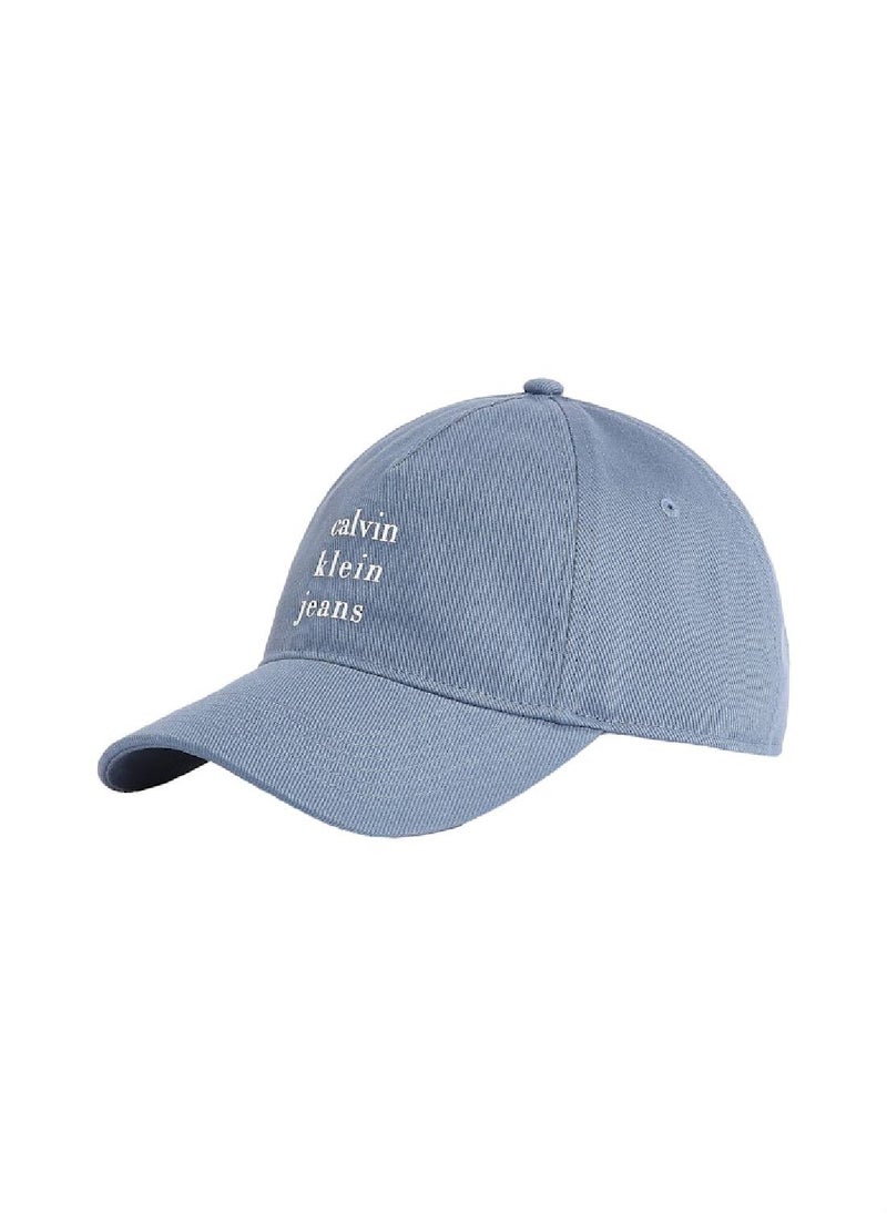 Men's Twill Logo Cap - Cotton, Blue