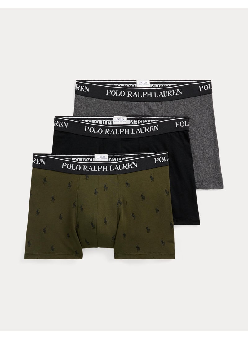 3 Pack Logo Band Trunks