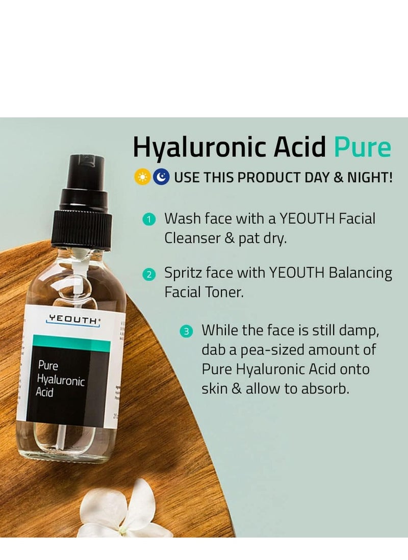 Yeouth Pure Hyaluronic Acid 1 Fl Oz (30 Ml)
