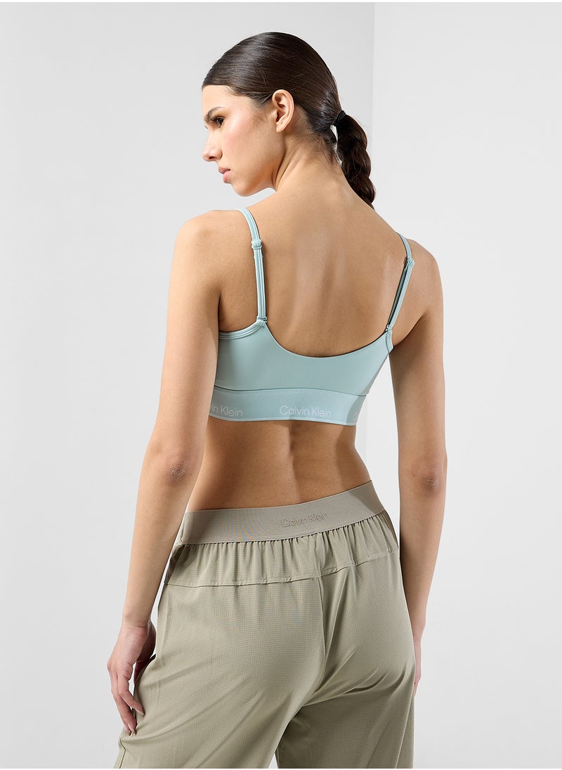 Logo Low Support Bra