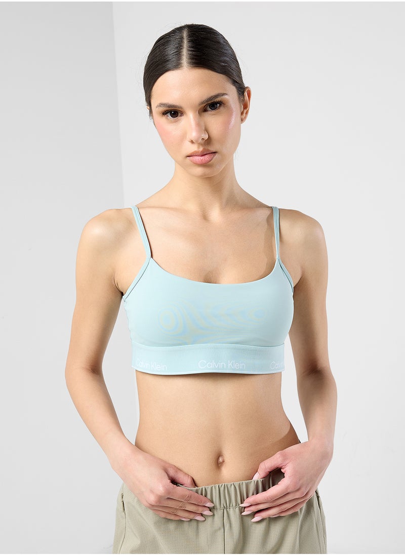 Logo Low Support Bra