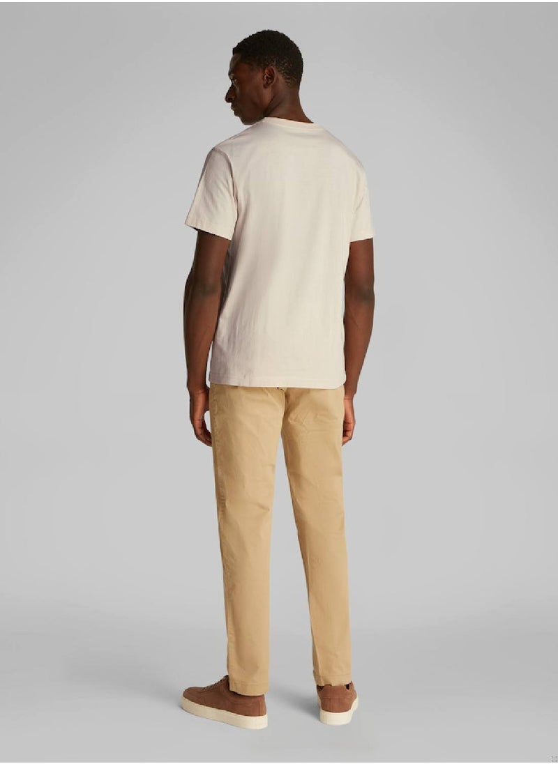 Men's Minimal Logo T-Shirt - Cotton, White