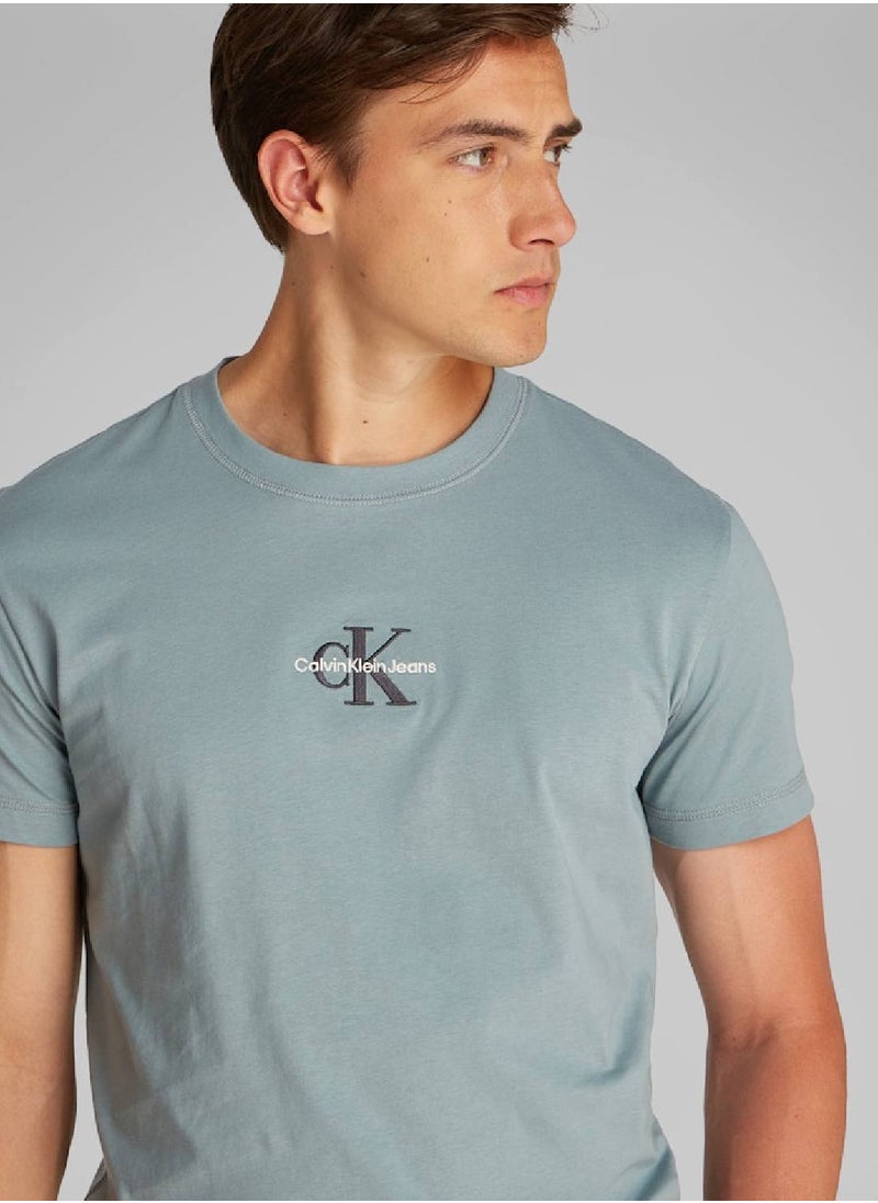 Men's Monogram T-Shirt - Cotton, Green
