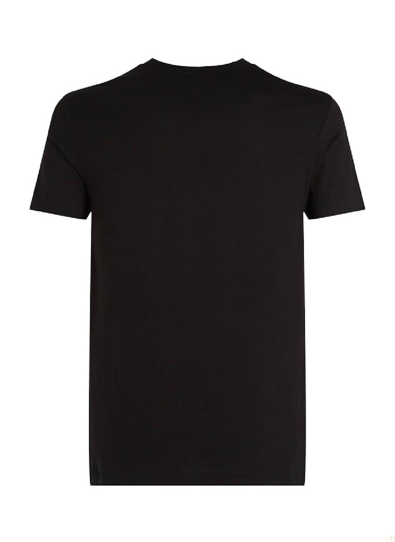 Men's Institutional Logo T-Shirt - Cotton, Black