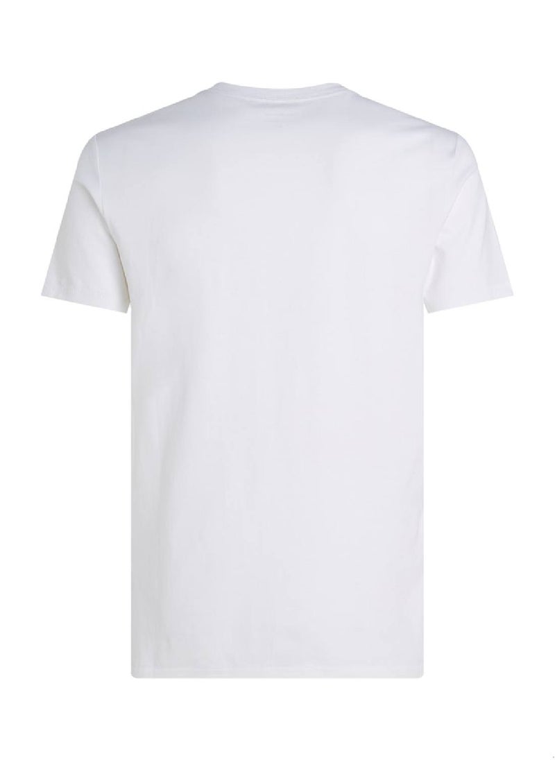 Men's Institutional Logo T-Shirt - Cotton, White