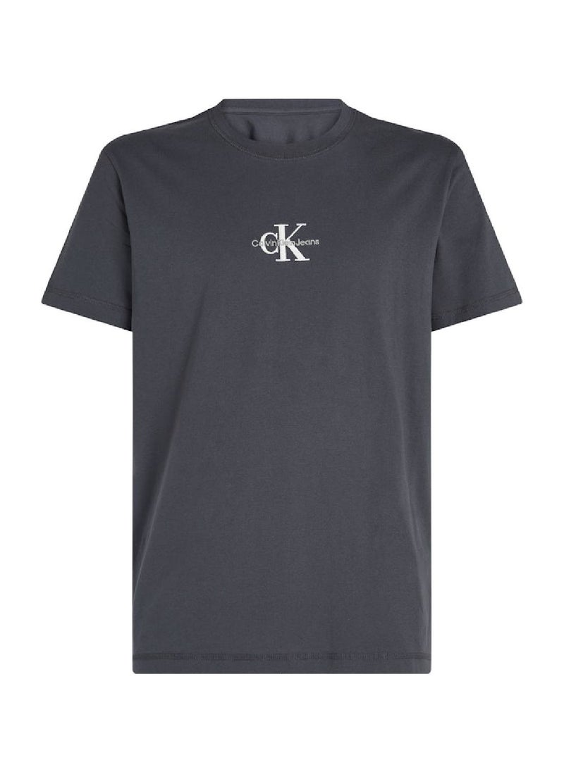 Men's Monogram T-Shirt - Cotton, Grey