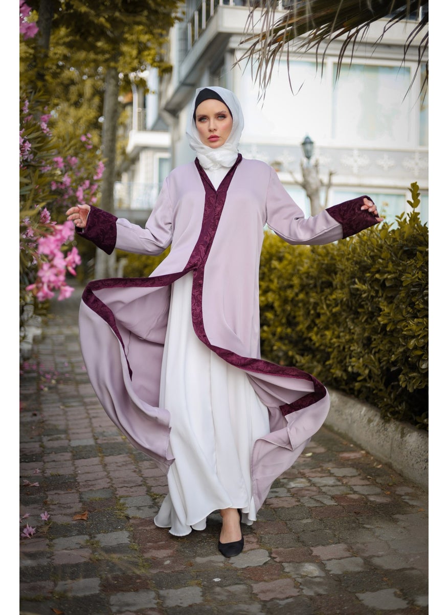 Light Purple Evening Dress Abaya