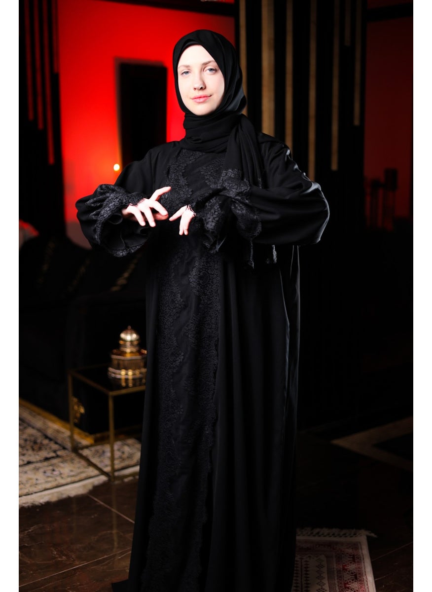 Hariak Wear Abaya Ferace for Prayer, Umrah and Daily Use. Abaya and Shawl are One Piece