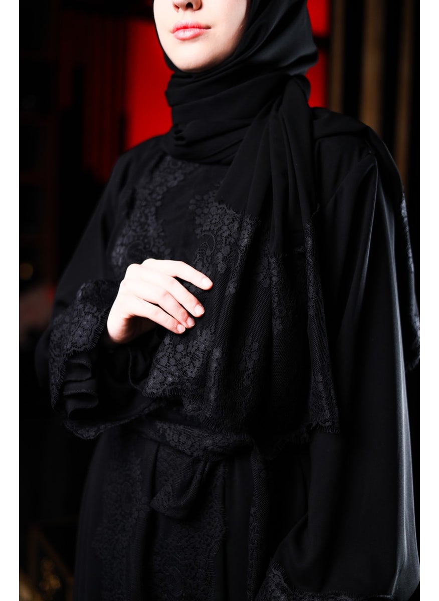 Hariak Wear Abaya Ferace for Prayer, Umrah and Daily Use. Abaya and Shawl are One Piece