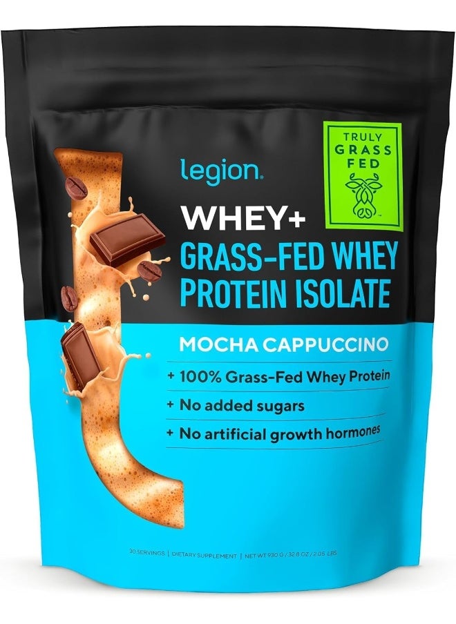 Whey Isolate Protein Powder From Grass Fed Cows Low Carb 30 Serving Mocha Cappuccino