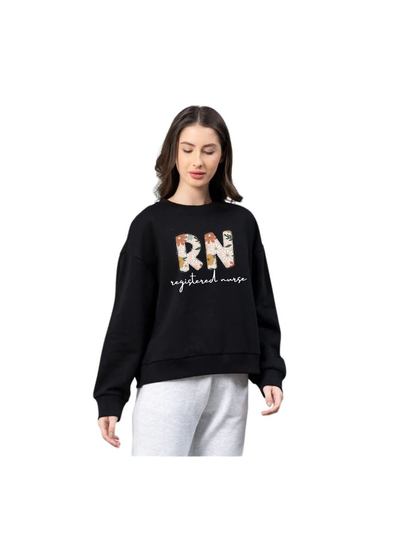 International Nurse Day Sweatshirt For Women-Full Sleeve|Cotton Fabric|Round Neck|Ideal For International Nurse Day,Sports