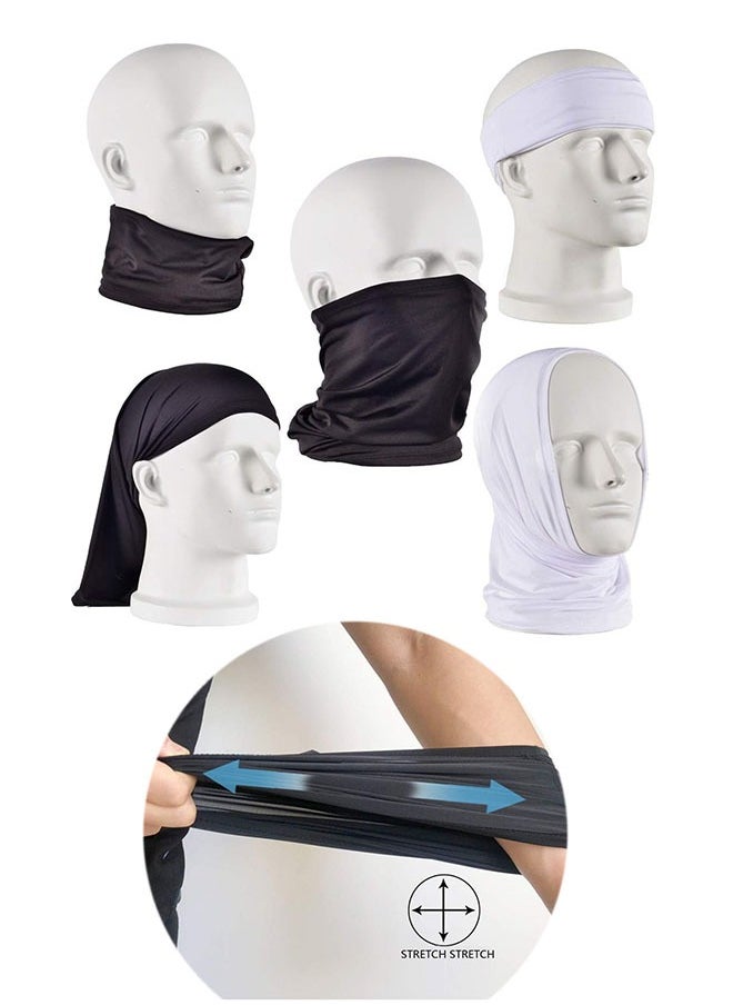 6-Piece Sun Protection UV Protection Face Mask and Two Pairs of Cooling Sleeves Set