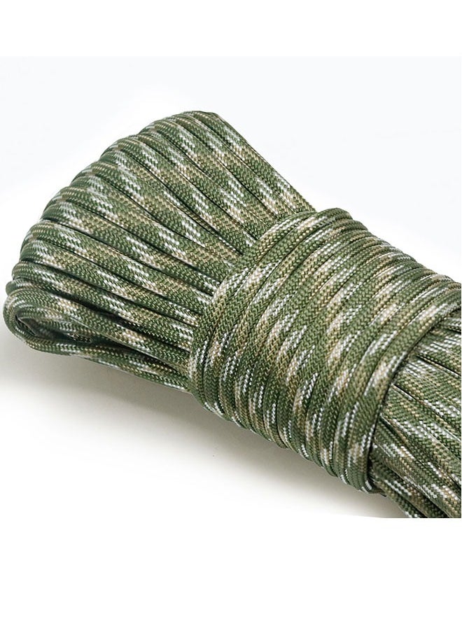 31 m Rope Cord Paracord 4 mm Diameter Camping Tent Canopy or Household Camo armygreen