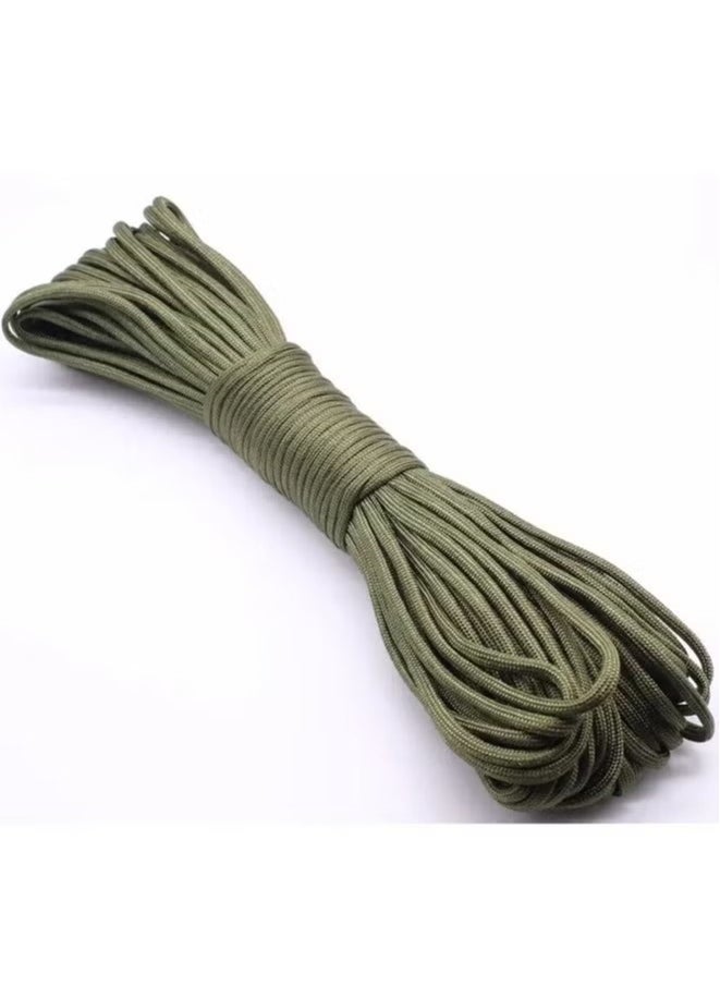 31m Paracord 9-strand Multi-functional Paracord Rope,  Standard 550 Parachute Rope Braided Line For Outdoor Camping Hunting Hiking Climbing