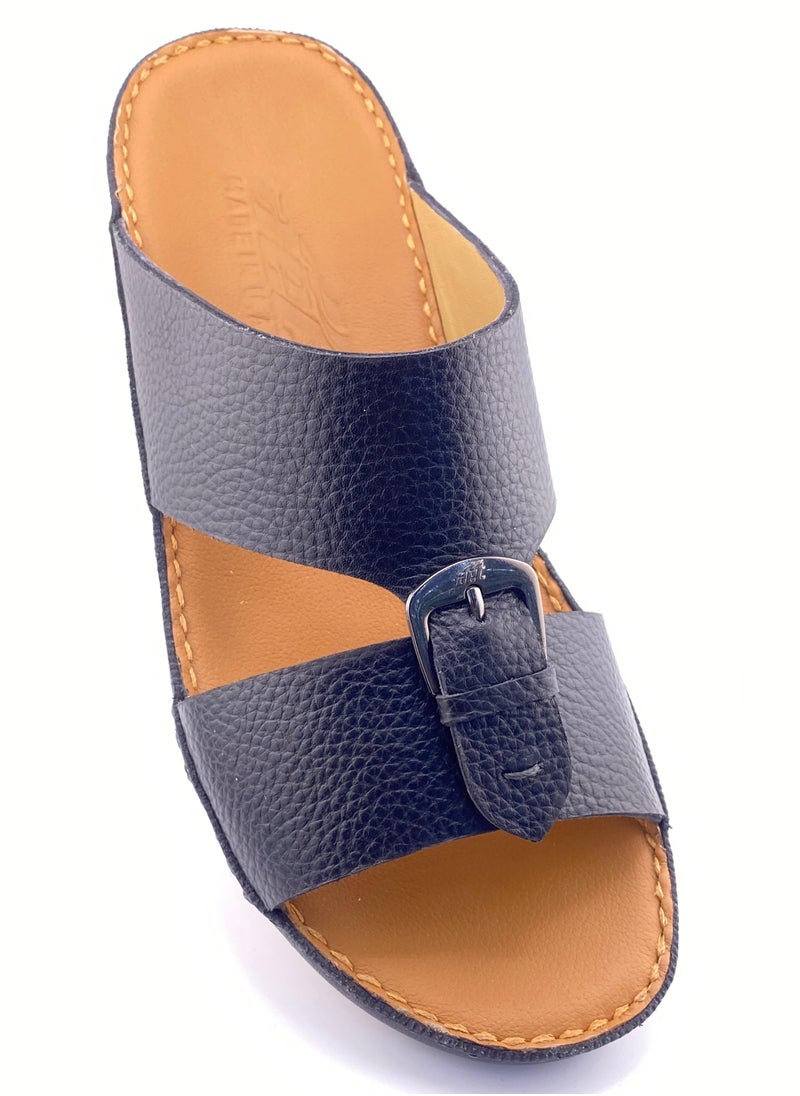 Hand made Arabic Sandal  Full Leather Slipper  Premium Quality  Tan Insole Casual Comfort