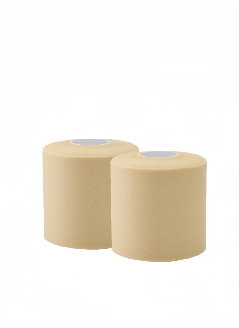 2 Pcs 7.0*2700cm Thickened Skin Foam Underwrap, Sports Pre-wrap Athletic Tapes, for Ankles, Wrists, Hands, u0026 Kness, Thickness of 0.80mm, Cushioning u0026 Comfort, Hypoallergenic