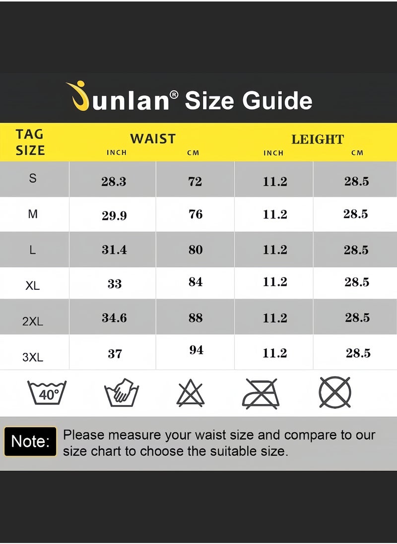 Premium Waist Trimmer for Men, Waist Trainer Sauna Belt, Neoprene-Free Waist Cincher, Sauna Slimming Belt(L)