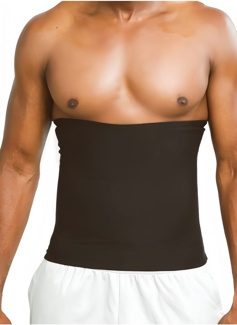 Premium Waist Trimmer for Men, Waist Trainer Sauna Belt, Neoprene-Free Waist Cincher, Sauna Slimming Belt(L)