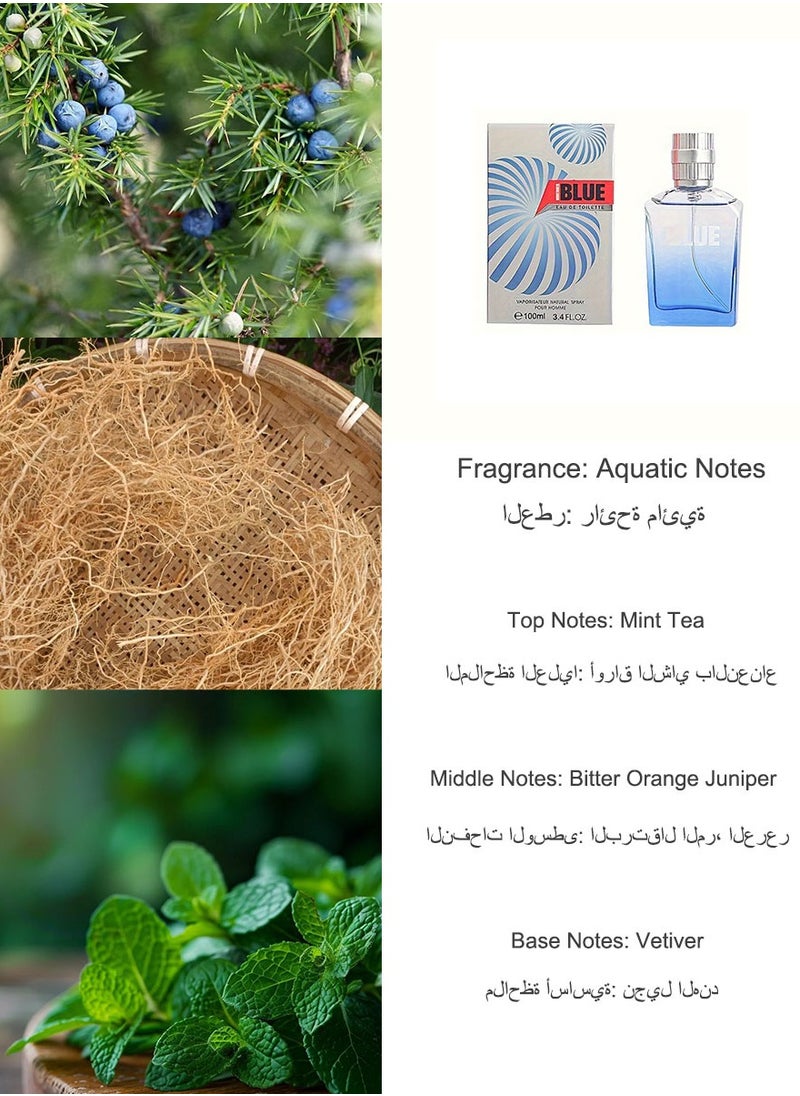 Blue/Aquatic Aromatic Perfume/100ML