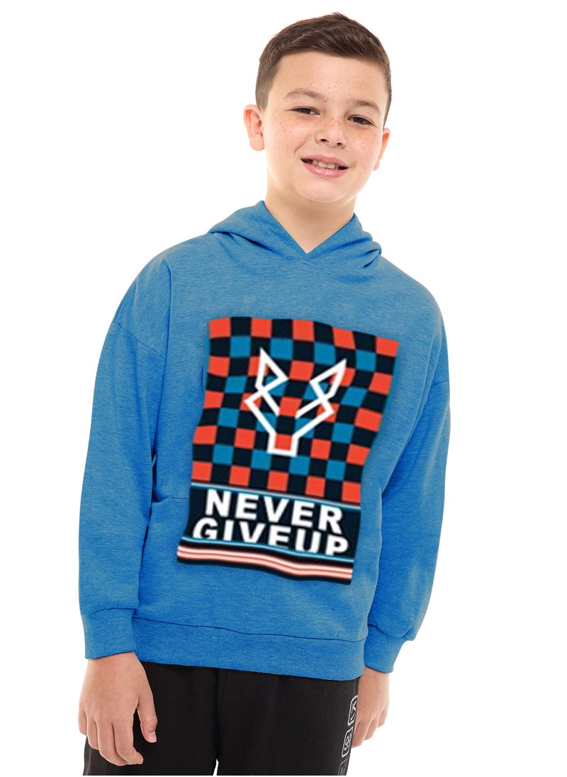 Boys' Hoodie  (8-14yrs) Royal Blue