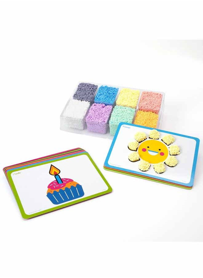 Educational Insights Playfoam Shape & Learn Counting Set, Flash Card Set, Fidget, Sensory Toys, Preschool Kindergarten Classroom Essentials, Ages 3+